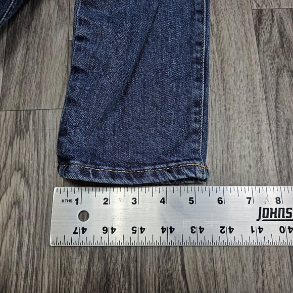 Old Navy Jeans Womens 2 Blue O.G. Straight High Rise Distressed Denim Jeans - Picture 10 of 10